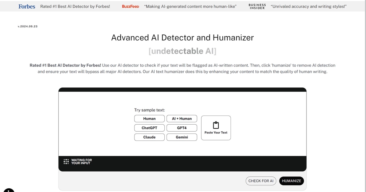Undetectable AI